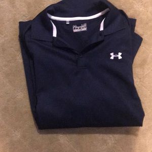 Long sleeve Under Armour Polo- like new!